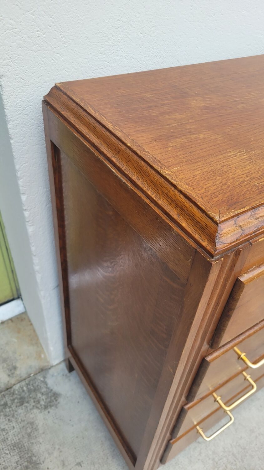 Vintage chest of drawers 1950 feet compass 4 drawers
