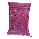 Moroccan Hanbel kilim rug, velvet rug, Moroccan Hanbel, Moroccan rug, Moroccan carpet.