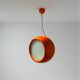 Orange Pallade Hanging Lamp by Artemide Space Age Design Icon