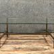Table basse vintage en laiton doré