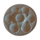 Oyster plate in white earthenware from Longchamp