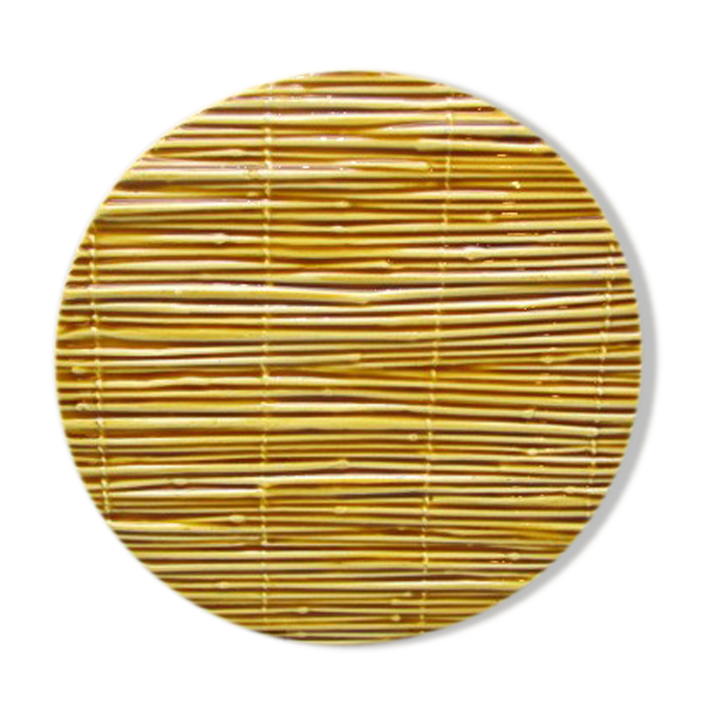 Vintage earthenware table mat