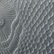 Lot de 4 assiettes poisson en faïence blanche