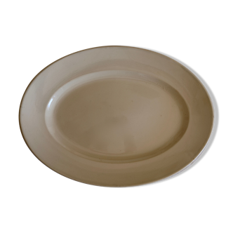 Plat de service ovale Digoin Sarreguemines