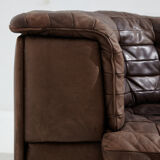 De Sede ds11 modular leather sofa set, set of 6 mk9569