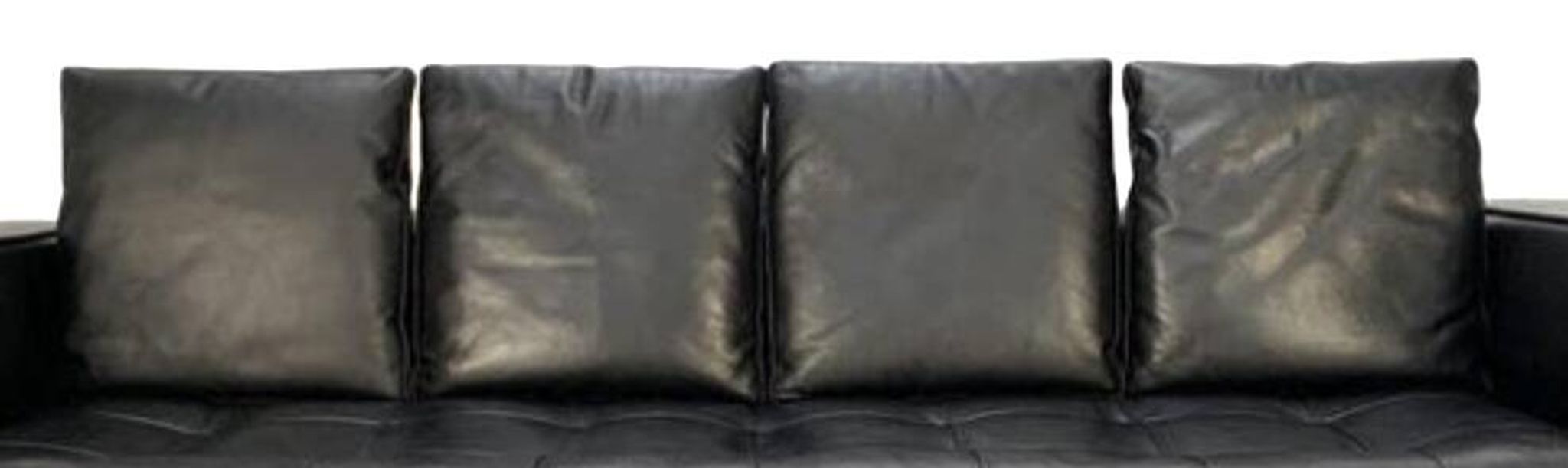High-end 3-seater leather sofa
