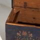 Antique trunk with floral motifs (Year 1901)