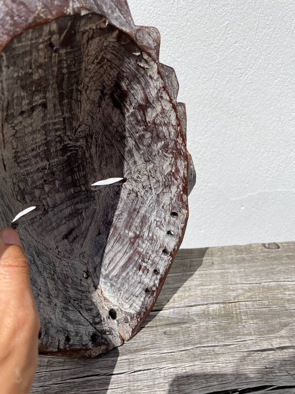 Minimalist African mask