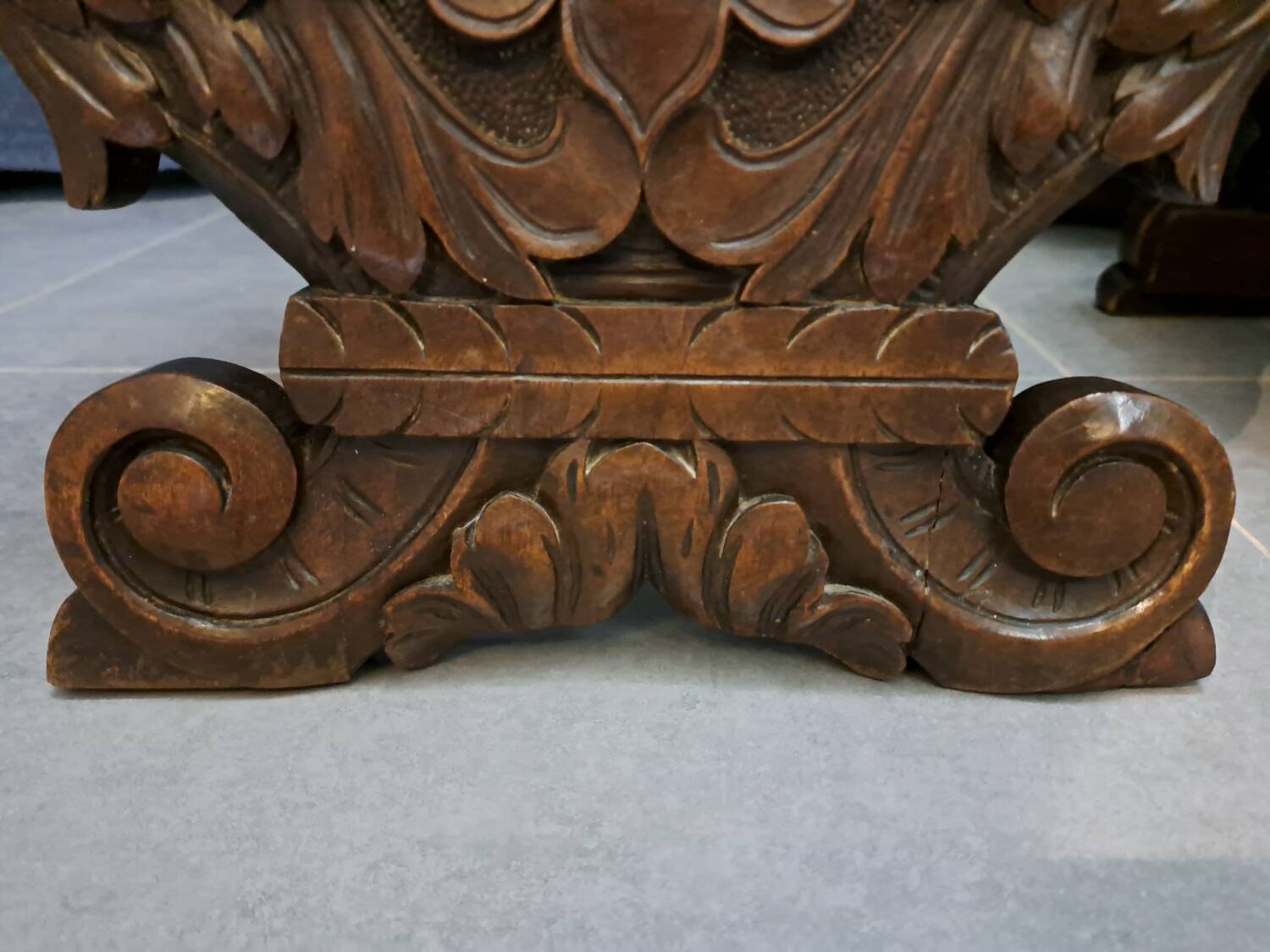 Pair of 19th century walnut stepladder chairs