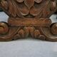 Pair of 19th century walnut stepladder chairs