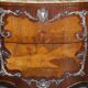 Buffet rare Germain Landrin vers 1750 en marbre et kingwood