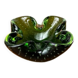 Vintage Italian Bullicante glass bowl from Murano.