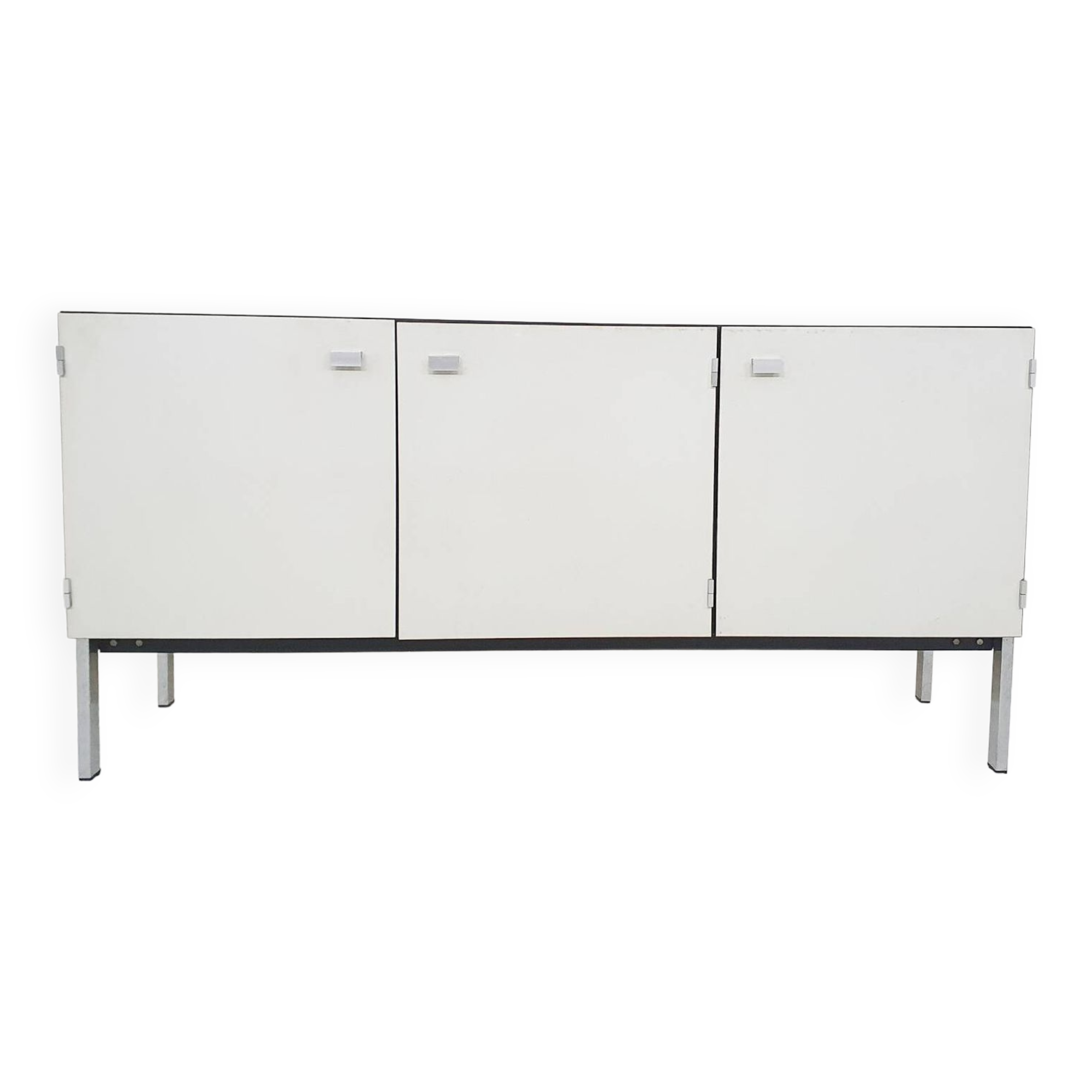 Pierre Guariche for Meurop credenza in vinyl, France 1960's