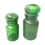 Pair of 1960s apothecary bottles