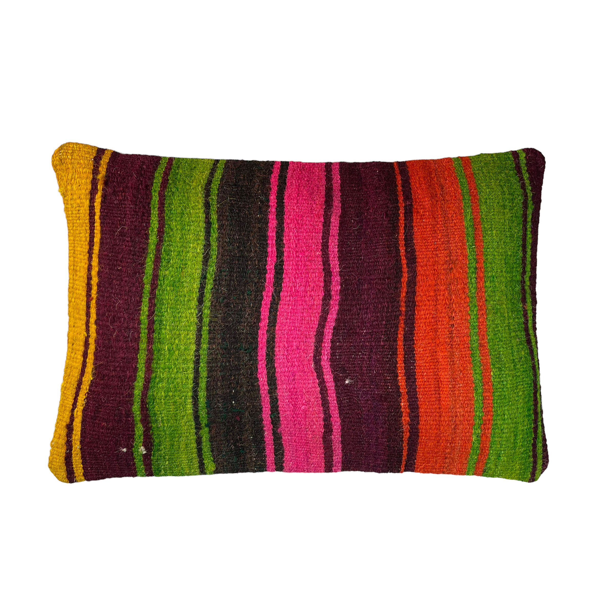 Vintage turkish kilim cushion cover 30x50cm