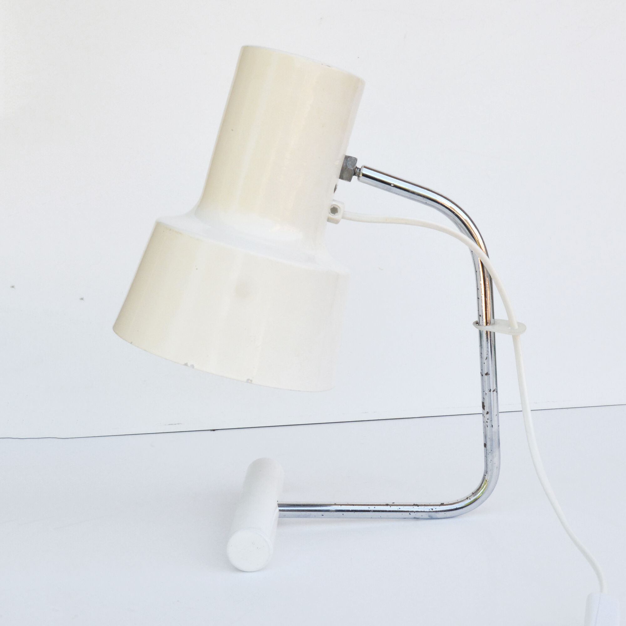 1960s design modern desk lamp, designed by J. Hurka, Napako, Czechoslovakia