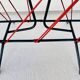 Vintage black metal magazine rack circa 19