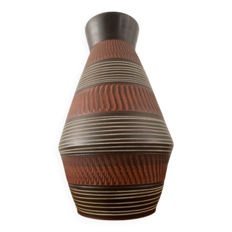 Grand vase vintage Alfred Krupp en céramique