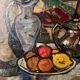 HST painting Jean RENAUT (1905-1979) "Still life with oranges and lemons" frame