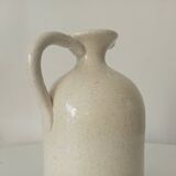 Pichet vintage en grès vernissée signé