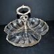 Art Nouveau polylobed bowl in molded glass, shell shape, 1900-1910