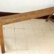 Old oak farm bench