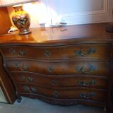 Commode bordelaise 18ème 4 tiroirs en merisier