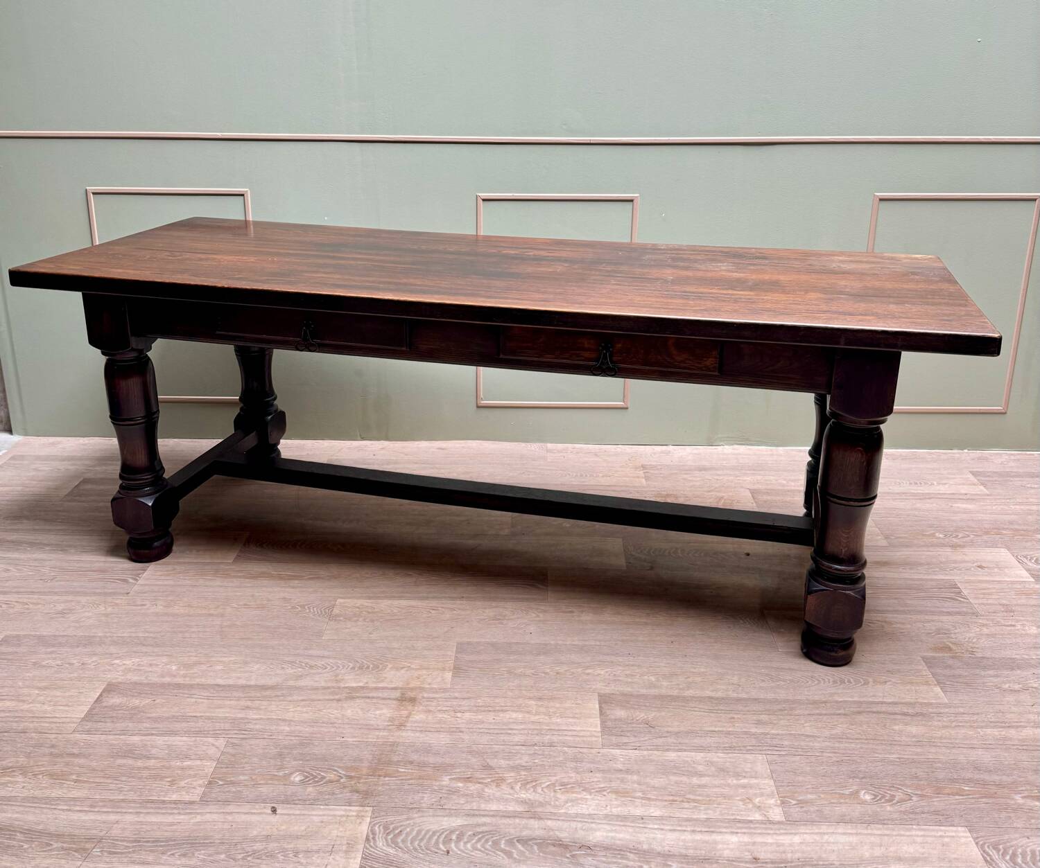 Large Louis XIII Style Oak Monastery Table