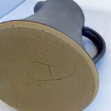 Flared stoneware pitcher