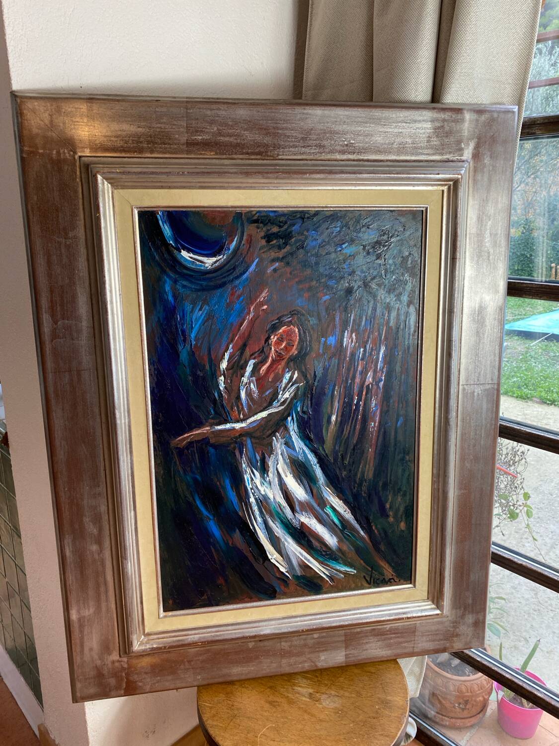 Oil on canvas, The Leap in Faith, Andrew Vicari