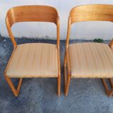 Baumann sleigh chairs, set of 8