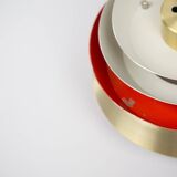 Pair of 2 Swedish vintage pendant lamps Trava by Carl Thore, Granhaga, 1960