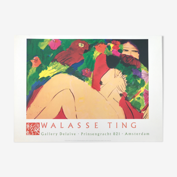 Poster d'art d'après Walasse Ting First time in love 1989