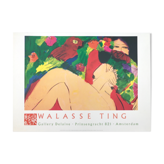 Art poster after Walasse TING, First time in love, 1989