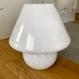 Glass mushroom lamp