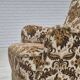 1960s, Danish armchair, furniture velour fabric, ash wood.