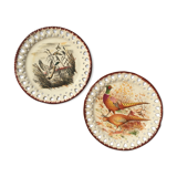 Decorative plates hunting scene