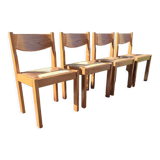 Renewed straw and elm chair