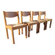 Chaise paille et orme maison regain