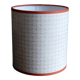 Nepalese paper cylindrical lampshade