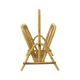 French Rattan Magazine Rack Boho Style Sixties