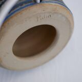 Mid-century modern pottery table lamp made by Rolf Palm, Sweden