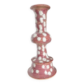 Ceramic polka dot candle holder