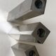 Set of 3 candle holders silver metal