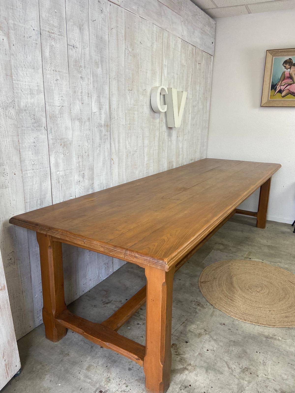 Table de ferme 290x90cm