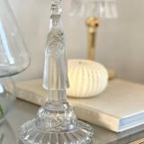 Bougeoir en verre de Portieux