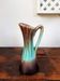 Antique Brown and Green Ceramic Jug