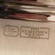 Plateau XXL Jean Couzon "Charleston 1925" en inox 18/10 et laiton