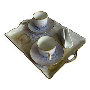 Ensemble de deux tasses plateau