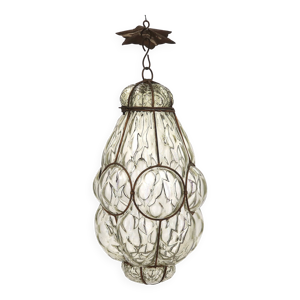 Suspension lanterne cage